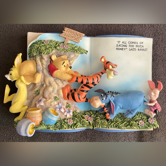 Bradford Exchange “Too Much Honey” Winnie the Pooh Storybook Collection Plate - Picture 1 of 4